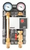 Прямая насосная группа Bravi 3/4" с насосом Grundfos UPM3 Hybrid 15-70