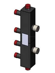 Каскадный узел Zota, вертикальный, до 3-котлов
