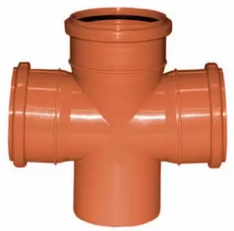 Крестовина для наружной канализации ПП 160х160х160/90*