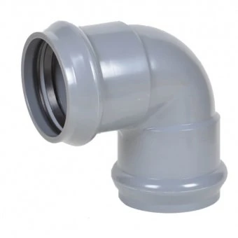 Отвод напорный двухраструбный НПВХ 110/90*