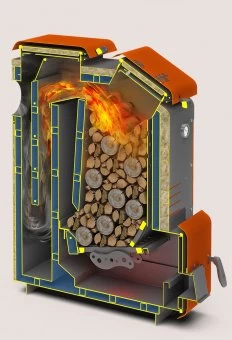 Твердотопливный котел Теплодар Куппер Мега 20