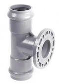 Тройник напорный с НПВХ фланцем 225x200