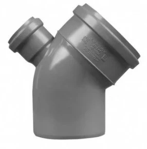 Спецотвод для внутренней канализации ПП 110/45* с выходом 50 мм (прямой (вверх)) Flextron