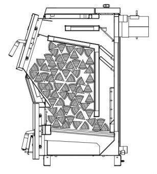 Твердотопливный котел Zota Bulat 45
