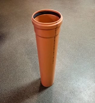 Труба для наружной канализации НПВХ SN4 110x3000 ХЕМКОР компакт