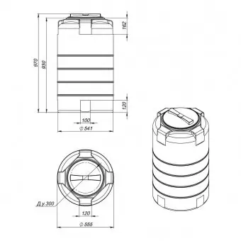 Бак для воды Экопром T 200