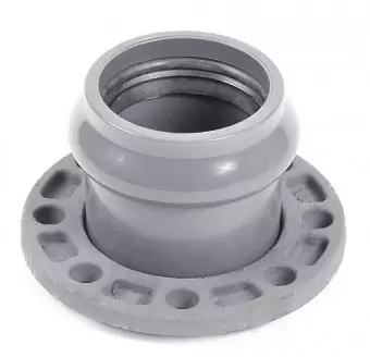 Патрубок напорный раструбный с металлическим фланцем 225х200