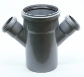 Крестовина одноплоскостная для внутренней канализации ПП 110x50х50/45* Flextron