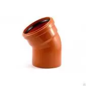 Отвод для наружной канализации ПП 160/30* Flextron