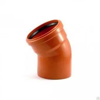 Отвод для наружной канализации ПП 160/30* Flextron