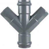 Крестовина двухраструбная напорная НПВХ 160x160x160/45*