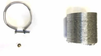 Гофра для коаксиального корейского дымохода