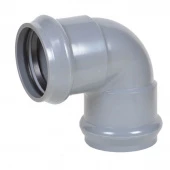 Отвод напорный двухраструбный НПВХ 110/90*