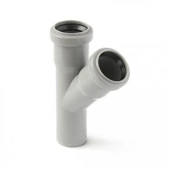 Тройник для внутренней канализации ПП 32x32/45*