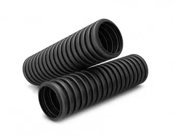 Дренажная труба 110 мм без фильтра, без перфорации (бухта 50 м)