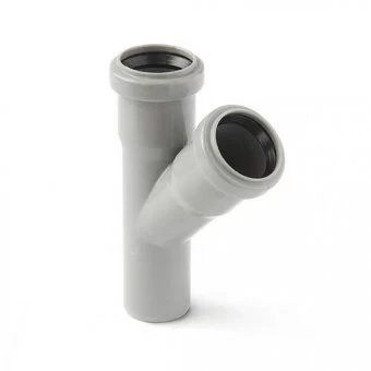 Тройник для внутренней канализации ПП 40x40/45*