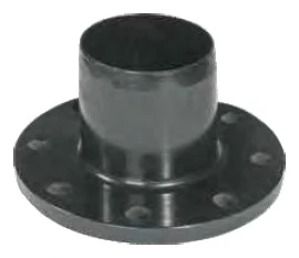 Патрубок напорный гладкий с металлическим фланцем FW 400