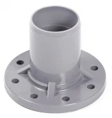 Патрубок напорный гладкий с НПВХ фланцем 400x400