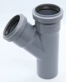 Тройник для внутренней канализации ПП 50x50/45* Flextron