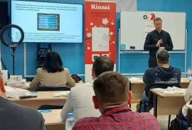 Проведение семинара по японским газовым котлам Rinnai и автоматике MyHeat