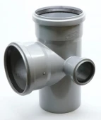 Крестовина двухплоскостная для внутренней канализации ПП 110x110x50/87* правая Flextron