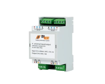 Блок расширения дискретно-аналоговых входов/выходов MyHeat IO4