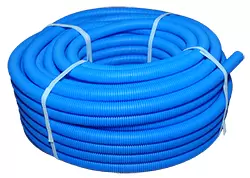 Труба ПНД гофрированная D20 (синяя) 32/24,2