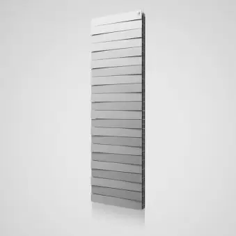 Биметаллический радиатор Royal Thermo PianoForte Tower/Silver Satin, 18 секций