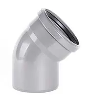 Отвод для внутренней канализации ПВХ 110x30