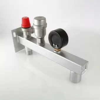 Группа безопасности котла с креплением для расширительного бака Valtec