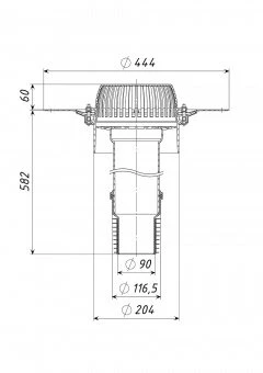 Воронка кровельная ТП-07.У.100/4