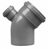 Спецотвод для внутренней канализации ПП 110/45* с выходом 50 мм (прямой (вверх)) Flextron