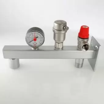 Группа безопасности котла с креплением для расширительного бака Valtec