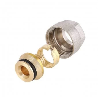 Фитинг коллекторный обжимной (евроконус) для полимерных труб 3/4"х16