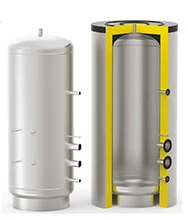 Накопитель ГВС из нержавеющей стали для использования с ТЭНами S-tank SS Elektro 1000