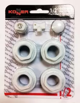 Набор комплектующих для радиатора 1/2" Konner
