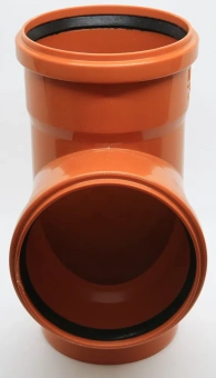 Тройник для наружной канализации ПП 110x110/87* Flextron