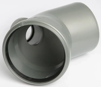 Спецотвод для внутренней канализации ПП 110x45 с выходом 50 мм (фронтальный (тыл)) Flextron