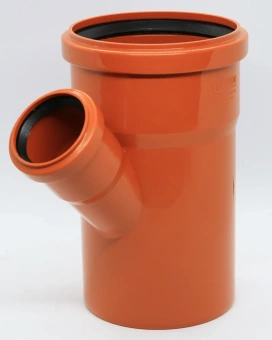Тройник для наружной канализации ПП 110x50/45* Flextron