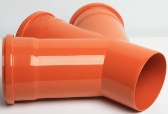 Крестовина для наружной канализации ПП 110x110x110/45* Flextron