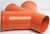 Крестовина для наружной канализации ПП 110x110x110/45* Flextron