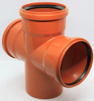 Крестовина для наружной канализации ПП 110x110x110/87* Flextron