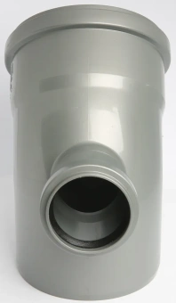 Спецотвод для внутренней канализации ПП 110x45 с выходом 50 мм (фронтальный (тыл)) Flextron