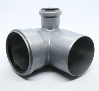 Спецотвод для внутренней канализации ПП 110/87* с выходом 50 мм (правый) Flextron