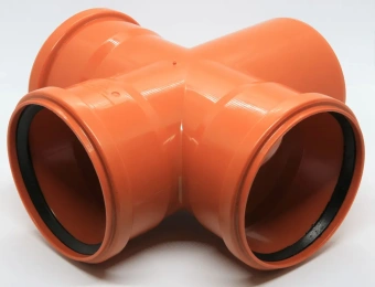 Крестовина для наружной канализации ПП 110x110x110/87* Flextron