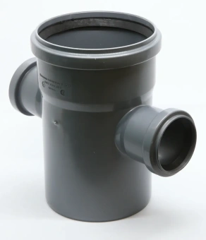 Крестовина одноплоскостная для внутренней канализации ПП 110x50х50/87* Flextron