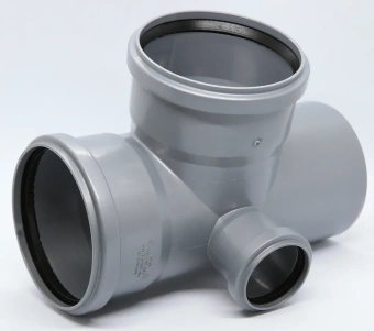 Крестовина двухплоскостная для внутренней канализации ПП 110x110x50/87* левая Flextron