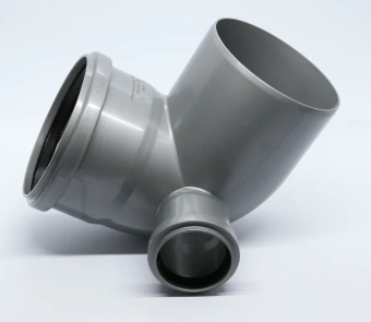 Спецотвод для внутренней канализации ПП 110/87* с выходом 50 мм (левый) Flextron