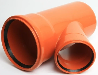 Тройник для наружной канализации ПП 160x110/45* Flextron