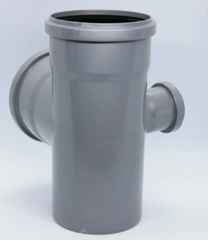 Крестовина двухплоскостная для внутренней канализации ПП 110x110x50/87* левая Flextron